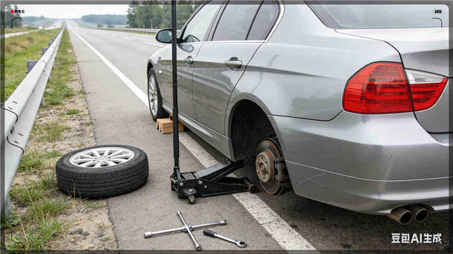 科左后旗爆胎道路救援-汽车换备胎